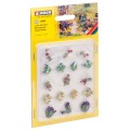 CONJUNTO 17 PLANTAS LASER CUT MINIS, NOCH 14054