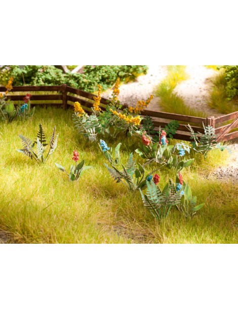 CONJUNTO 17 PLANTAS LASER CUT MINIS, NOCH 14054