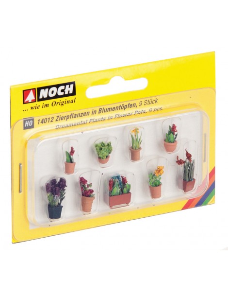 CONJUNTO 17 PLANTAS LASER CUT MINIS, NOCH 14054