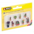 CONJUNTO 17 PLANTAS LASER CUT MINIS, NOCH 14054