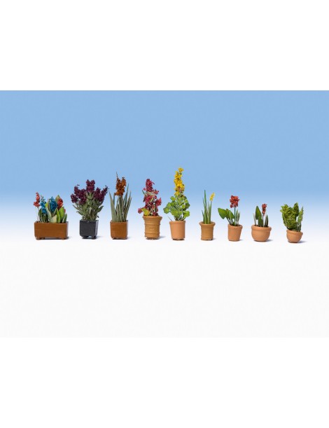 CONJUNTO 17 PLANTAS LASER CUT MINIS, NOCH 14054