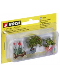 CONJUNTO 17 PLANTAS LASER CUT MINIS, NOCH 14054