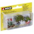 CONJUNTO 17 PLANTAS LASER CUT MINIS, NOCH 14054