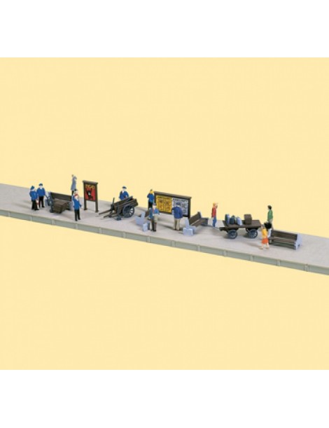 ANDÉN CON FIGURAS Y DECORADO, AUHAGEN 11339