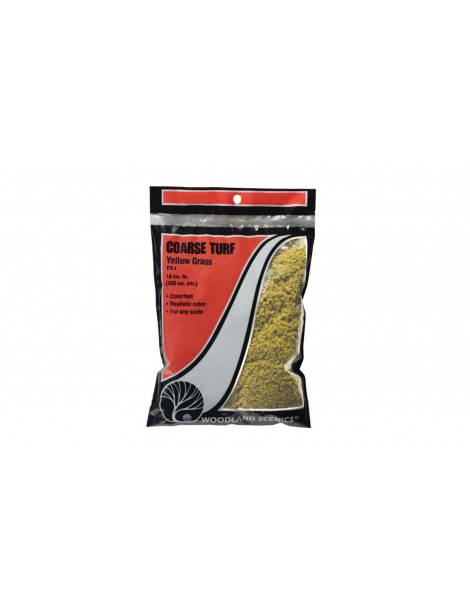 CÉSPED GRUESO AMARILLO, WOODLAND SCENICS T61