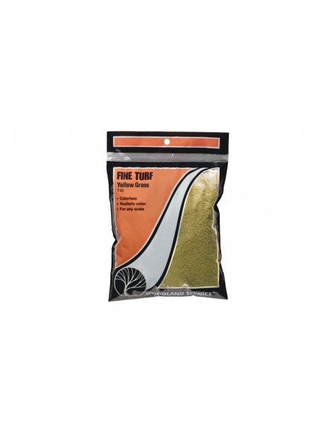 CÉSPED FINO HIERBA AMARILLA, WOODLAND SCENICS T43