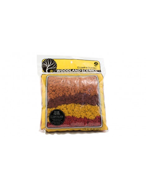 Bolsa matorrales otoño - 4 tonos, woodland scenics FC186