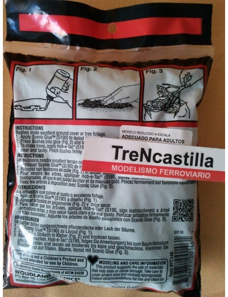 Bolsa matorrales , woodland scenics FC146