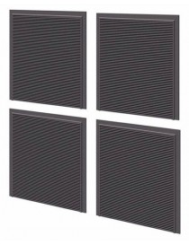 SET 4 PUERTAS CON PERSIANA ENRROLLABLE, WILLS-KIT SSM313