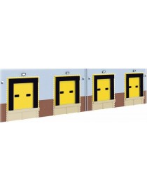 SET 4 PUERTAS CON PERSIANA ENRROLLABLE, WILLS-KIT SSM313