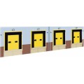 SET 4 PUERTAS CON PERSIANA ENRROLLABLE, WILLS-KIT SSM313