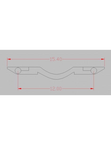 SET 10 ENGANCHES BARRA MANGUERA 15,4 mm, MFTRAIN N83036