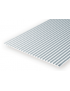 PLANCHA DE POLIESTIRENO METAL CORRUGADO 1,00 MM X 0,75 MM - 15 X 30 CM, EVERGREEN 4525