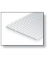 PLANCHA EN "U" DE POLIESTIRENO 1,00 MM X 3,2 MM - 15 X 30 CM, EVERGREEN 4544