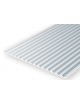 TIRAS RECTANGULARES DE POLIESTIRENO BLANCO (35CM), EVERGREEN 100