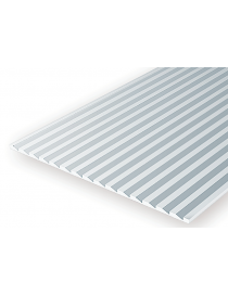 TIRAS RECTANGULARES DE POLIESTIRENO BLANCO (35CM), EVERGREEN 100