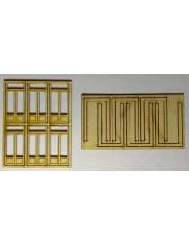 SET 6 PUERTAS DE ESTACIÓN CIEGAS + MARCOS, TRENCASTILLA TCA01