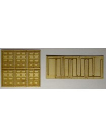SET 6 PUERTAS DE ESTACIÓN CIEGAS + MARCOS, TRENCASTILLA TCA01
