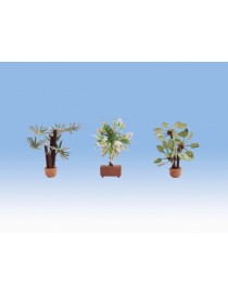 CONJUNTO 17 PLANTAS LASER CUT MINIS, NOCH 14054