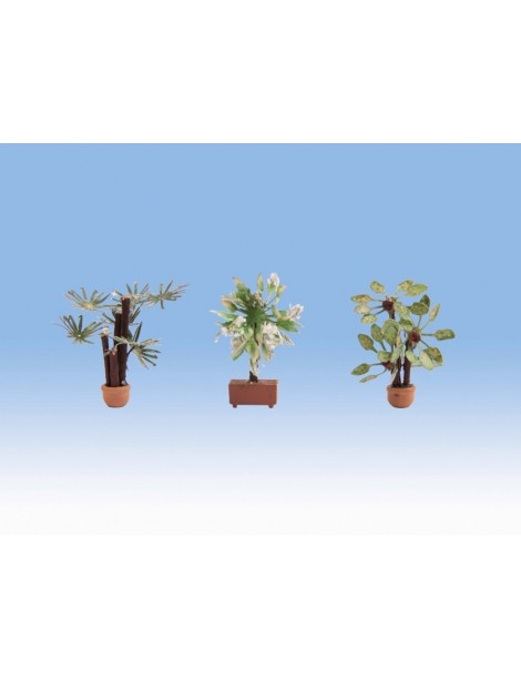 CONJUNTO 17 PLANTAS LASER CUT MINIS, NOCH 14054