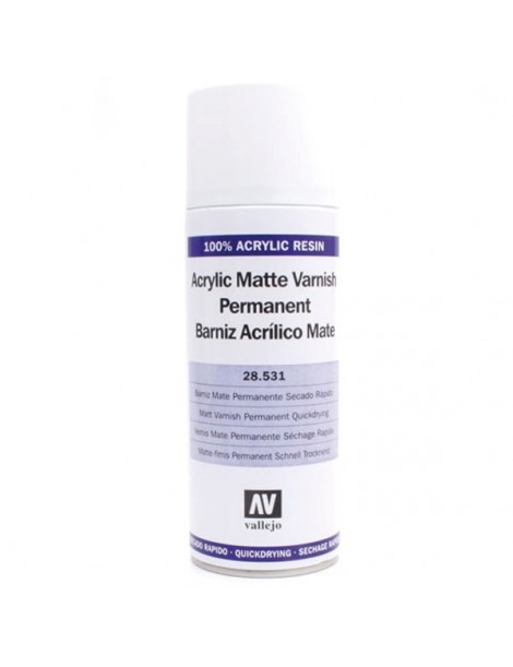 BARNIZ SPRAY MATE 531 - 400 ML, VALLEJO 28531