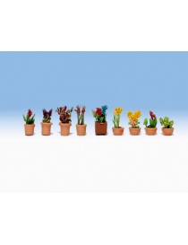CONJUNTO 17 PLANTAS LASER CUT MINIS, NOCH 14054