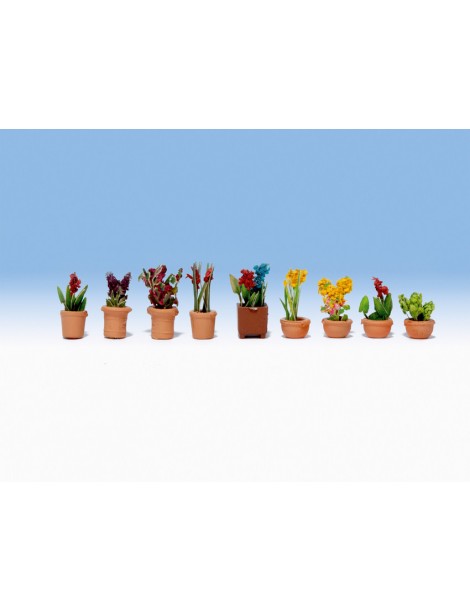 CONJUNTO 17 PLANTAS LASER CUT MINIS, NOCH 14054
