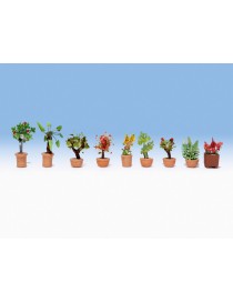 CONJUNTO 17 PLANTAS LASER CUT MINIS, NOCH 14054