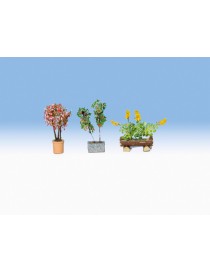 CONJUNTO 17 PLANTAS LASER CUT MINIS, NOCH 14054
