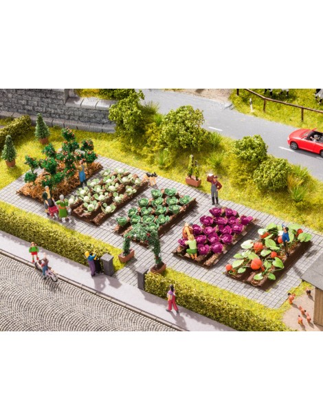 CONJUNTO 17 PLANTAS LASER CUT MINIS, NOCH 14054