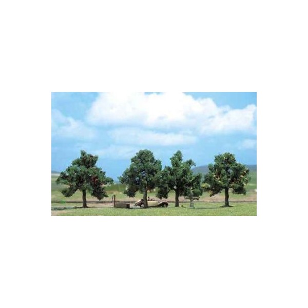 Busch 6851 cuatro árboles frutales/arbustos h0 #neu en OVP # 