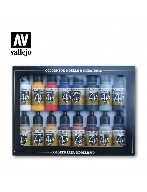 SET PINTURAS AIR COLORES BÁSICOS, VALLEJO 71.178